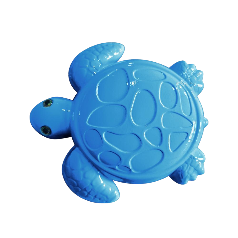 Schildpad loodblok in blauw met VK coating